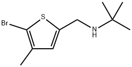 5-Bromo-N-(1,1-dimethylethyl)-4-methyl-2-thiophenemethanamine Structure