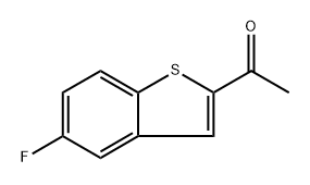 1-(5-fluoro-1-benzothiophen-2-yl)ethan-1-one 구조식 이미지