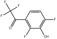 1-(2,4-Difluoro-3-hydroxyphenyl)-2,2,2-trifluoroethanone Structure