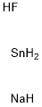 Sodium tin fluoride (Na2SnF4) Structure