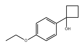 1-(4-ethoxyphenyl)cyclobutanol 구조식 이미지