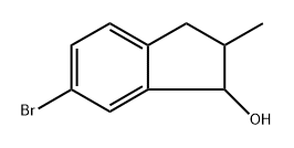 6-bromo-2-methyl-2,3-dihydro-1H-inden-1-ol 구조식 이미지
