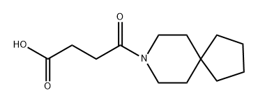 8-Azaspiro[4.5]decane-8-butanoic acid, γ-oxo- Structure