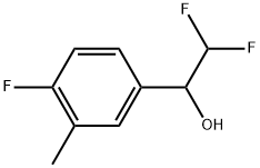 α-(Difluoromethyl)-4-fluoro-3-methylbenzenemethanol Structure