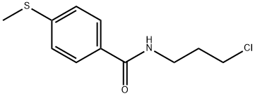 N-(3-Chloropropyl)-4-(methylthio)benzamide Structure