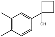 1-(3,4-dimethylphenyl)cyclobutanol Structure