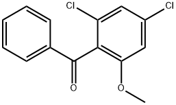 Methanone, (2,4-dichloro-6-methoxyphenyl)phenyl- Structure