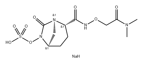 [(2S,5R)-2-[2-(dimethylamino)ethoxycarbamoyl]-7-oxo-1,6-diazabicyclo[3.2.1]octan-6-yl] sulfate Structure