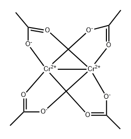 Chromium, tetrakis[μ-(acetato-κO:κO')]di-, (Cr-Cr) Structure