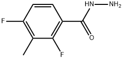 2,4-Difluoro-3-methylbenzoic acid hydrazide Structure