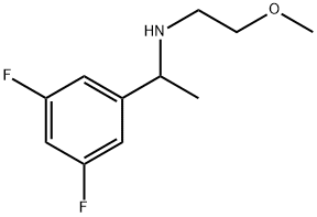 Benzenemethanamine, 3,5-difluoro-N-(2-methoxyethyl)-α-methyl- 구조식 이미지