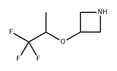 3-(2,2,2-trifluoro-1-methyl-ethoxy)azetidine Structure