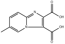 6-methylimidazo[1,2-a]pyridine-2,3-dicarboxylic acid Structure