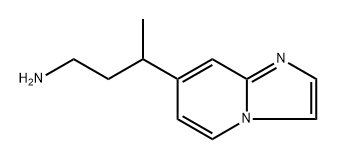 3-{imidazo[1,2-a]pyridin-7-yl}butan-1-amine Structure