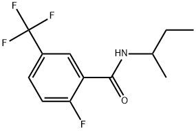 2-Fluoro-N-(1-methylpropyl)-5-(trifluoromethyl)benzamide Structure