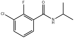 3-chloro-2-fluoro-N-isopropylbenzamide Structure