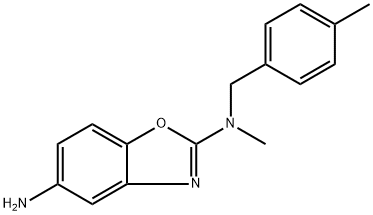 2,5-Benzoxazolediamine, N2-methyl-N2-[(4-methylphenyl)methyl]- 구조식 이미지