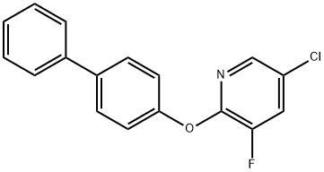 2-([1,1'-Biphenyl]-4-yloxy)-5-chloro-3-fluoropyridine Structure