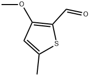 3-Methoxy-5-methyl-2-thiophenecarboxaldehyde Structure