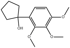 1-(2,3,4-trimethoxyphenyl)cyclopentanol Structure