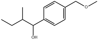 4-(Methoxymethyl)-α-(1-methylpropyl)benzenemethanol Structure