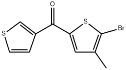 (5-Bromo-4-methyl-2-thienyl)-3-thienylmethanone Structure