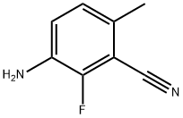 3-Amino-2-fluoro-6-methylbenzonitrile Structure