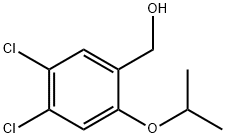 (4,5-Dichloro-2-isopropoxyphenyl)methanol Structure