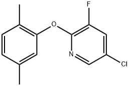 5-Chloro-2-(2,5-dimethylphenoxy)-3-fluoropyridine Structure