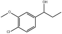 1-(4-chloro-3-methoxyphenyl)propan-1-ol Structure