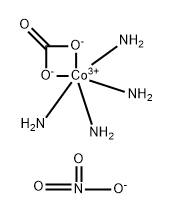 Cobalt carbonatotetraamine nitrate Structure