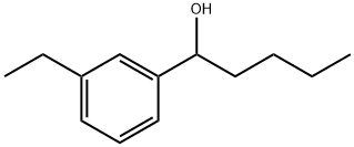 α-Butyl-3-ethylbenzenemethanol Structure