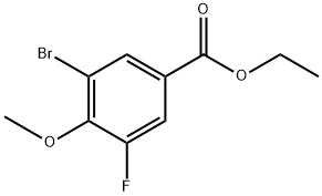 ethyl 3-bromo-5-fluoro-4-methoxybenzoate Structure