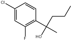 4-Chloro-2-fluoro-α-methyl-α-propylbenzenemethanol Structure