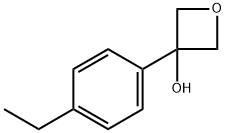 3-(4-ethylphenyl)oxetan-3-ol Structure