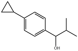 1-(4-cyclopropylphenyl)-2-methylpropan-1-ol Structure