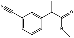 1,3-Dimethyl-2-oxo-2,3-dihydro-1H-indole-5-carbonitrile Structure