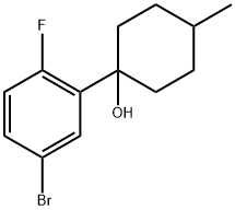 1-(5-bromo-2-fluorophenyl)-4-methylcyclohexanol Structure