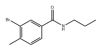 4-Bromo-3-methyl-N-propylbenzamide Structure