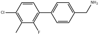 4'-Chloro-2'-fluoro-3'-methyl[1,1'-biphenyl]-4-methanamine Structure