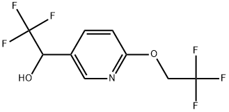 6-(2,2,2-Trifluoroethoxy)-α-(trifluoromethyl)-3-pyridinemethanol Structure