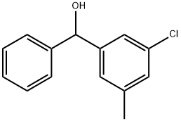 (3-chloro-5-methylphenyl)(phenyl)methanol Structure