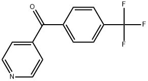 (4-(trifluoromethyl)phenyl)(pyridin-4-yl)methanone Structure