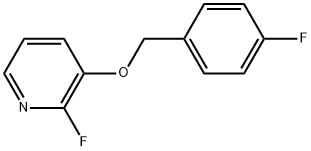 2-Fluoro-3-[(4-fluorophenyl)methoxy]pyridine Structure