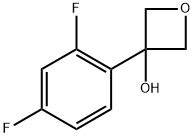 3-(2,4-difluorophenyl)oxetan-3-ol Structure