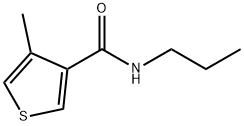 4-Methyl-N-propyl-3-thiophenecarboxamide Structure