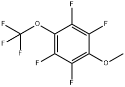 1,2,4,5-Tetrafluoro-3-methoxy-6-(trifluoromethoxy)benzene Structure