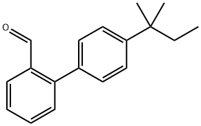 4'-(1,1-Dimethylpropyl)[1,1'-biphenyl]-2-carboxaldehyde Structure