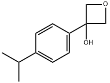 3-(4-isopropylphenyl)oxetan-3-ol Structure