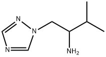 3-methyl-1-(1H-1,2,4-triazol-1-yl)butan-2-amine Structure